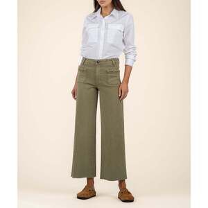 Kut from the Kloth Meg High Rise Wide Leg Size 1616 / Olive